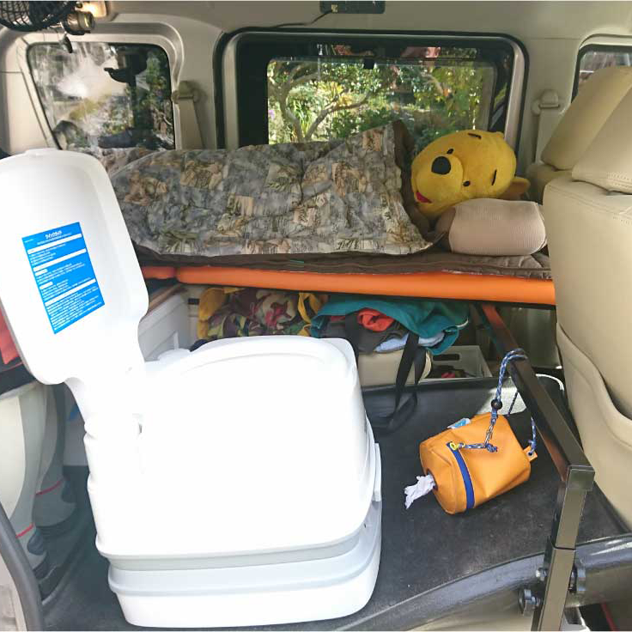 【ユーザーレビュー】エブリィバン(DA17V)：釣りやキャンプなどのアウトドア 車中泊におすすめのベッドキット